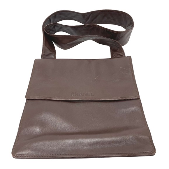 Chanel Shoulder bag Brown Leather shoulder - Picture 1 of 10